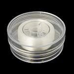 Japanischer elastischer Kristallfaden, dehnbare Armbandschnur, mit Umkarton, Transparent, 0.3 mm, 100 Meter / box