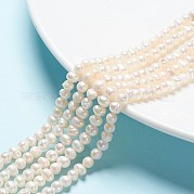 Нити из натурального культивированного пресноводного жемчуга PEAR-L001-F-08