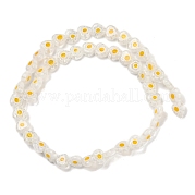 Ручной работы millefiori стеклянные бусины нитки LAMP-G166-15B