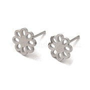 Серьги-гвоздики из нержавеющей стали 304 EJEW-P244-05P