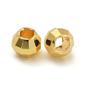 Круглые латунные бусины с покрытием из стойки FIND-M036-01C-G01