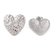 Серьги-гвоздики из нержавеющей стали 304 EJEW-L272-035P