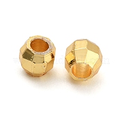 Круглые латунные бусины с покрытием из стойки FIND-M036-01B-G01