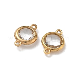 Strass-Verbindungsanhänger aus Edelstahl 304&nbsp;STAS-P453-08G-M