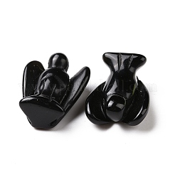 Natürliche Obsidian-Engel-Dekor-Heilsteine&nbsp;LS-G-G864-01A-02