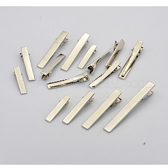 Gemischte Eisen Flach Alligator Haarspange Zubehör&nbsp;IFIN-X0030