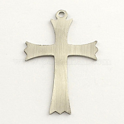 Grands pendentifs en acier inoxydable 201 résistant au ternissement&nbsp;LS-STAS-S031-08