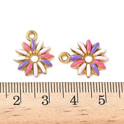 304 Edelstahl-Emaille-Anhänger&nbsp;STAS-I346-15G-02