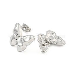Clous d'oreilles papillon en acier inoxydable 304 anti-ternissement&nbsp;EJEW-L290-031P