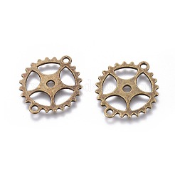 Connettori di collegamenti in stile tibetano steampunk&nbsp;TIBEB-AB5010-AB-FF