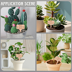 30 étiquette de plante en bois&nbsp;DIY-GF0014-19A