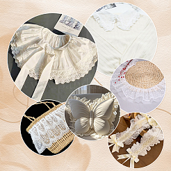 Seidenchiffon-Stoffband&nbsp;OCOR-WH0008-086
