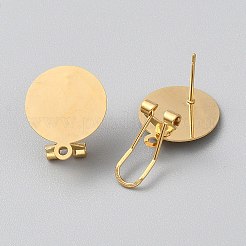 Accesorios para pendientes de acero inoxidable 304&nbsp;FIND-WH20015-055A-G