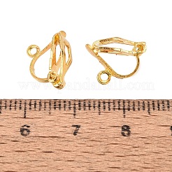 Fornituras de aretes de clip de hierro&nbsp;KK-R071-06G