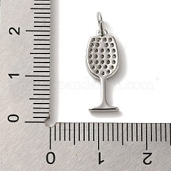 Pendenti cubici in ottone micro pavé&nbsp;KK-U027-07P-03