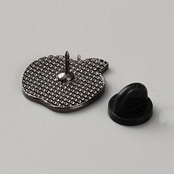 Apfel-Emaille-Pins&nbsp;JEWB-WH0020-089