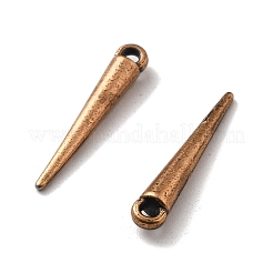 Tibetischer stil Aluminium Anhänger & Charms&nbsp;TIBEP-2N48254-R-FF