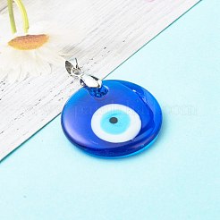 Handgemachte Bunte Malerei böse Augen Anhänger&nbsp;PALLOY-JF00817