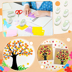5 Stück 5 Stile ABS-Kunststoff & Legierung Bastelstanzer für Scrapbooking & Papierbasteln&nbsp;DIY-WA0001-05