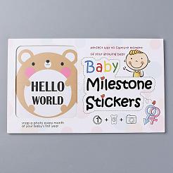 Meilensteinaufkleber für Babyfähigkeiten&nbsp;DIY-H127-B02