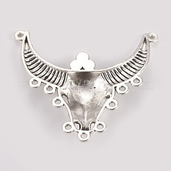 Bull / ox head tibetische art legierung kronleuchter komponenten links&nbsp;PALLOY-J684-13AS-A