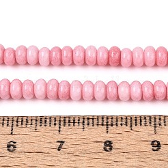 Colliers de perles de verre teintées à effet ombré&nbsp;LS-GLAA-T030-07A-04