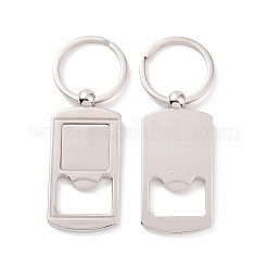 Porte-clés en alliage de zinc plaqué en rack&nbsp;KEYC-C052-01P