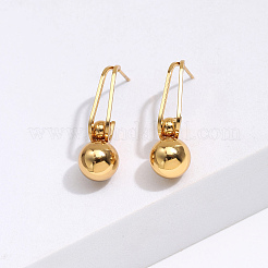 Boucles d'oreilles simples en acier inoxydable 201 pour femmes&nbsp;PO4456