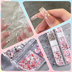 Décoration nail art 12 grille en PET&nbsp;MRMJ-SP0001-31