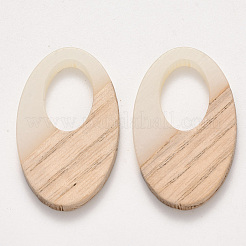 Pendentifs en résine & en bois&nbsp;RESI-S384-001A