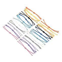 24 Stück Polyesterkordel zum Herstellen von Armbändern&nbsp;AJEW-FS00007