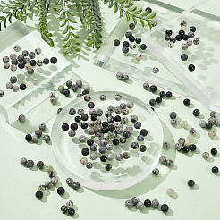 300 pièces 15 styles de perles rondes en pierres précieuses naturelles et synthétiques mélangées&nbsp;G-AR0005-78