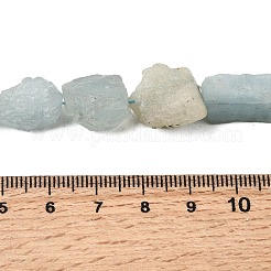 Natürliche Aquamarin Perlen Stränge&nbsp;G-S386-C18