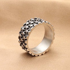 Fingerringe aus 304 Edelstahl im Punk-Stil für Männer&nbsp;FS-WG83721-02
