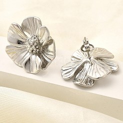 Boucles d'oreilles à tige en acier inoxydable 304&nbsp;EJEW-H146-01P