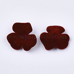 Calottes en acrylique flocky&nbsp;X-OACR-T005-01-05