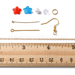 Fai da te fai da te kit orecchini pendenti fiore&nbsp;DIY-FS0004-40