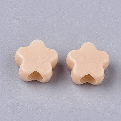 Opake Acrylperlen europäischen&nbsp;MACR-N008-02