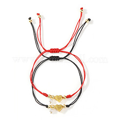 Perlenarmbänder aus geflochtenen Perlen&nbsp;XB9584-2