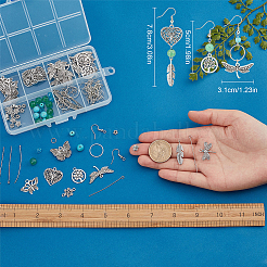DIY-Sets zur Herstellung von Schmetterlings-Libellen-Ohrringen&nbsp;DIY-SC0020-38