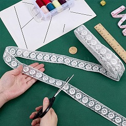 Cinta de poliéster jacquard vintage&nbsp;OCOR-WH0101-259C