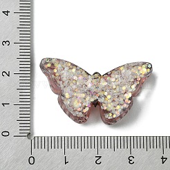 Cabochon decodificati in resina verniciata a spruzzo&nbsp;RESI-C045-07C