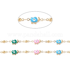 Cadenas de eslabones esmaltados de acero inoxidable 304&nbsp;CHS-P016-27G