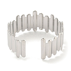Braccialetti polsini esagerati in acciaio inossidabile 304 anti-ossidazione per le donne&nbsp;BJEW-P331-04P