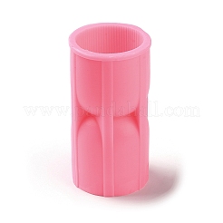 Moldes de silicona para velas perfumadas con geometría de pilar acanalado&nbsp;DIY-G106-01D