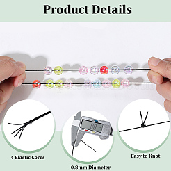 4 Rolle elastische Kordeln in 4 Farben&nbsp;EC-PA0001-01A