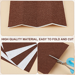 40 Blatt 2 Farben Filzstoff&nbsp;DIY-CP0010-57