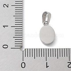 Pendentifs en acier inoxydable 304 avec micro-pavé de zircone cubique et placage ionique (IP)&nbsp;STAS-Z107-02P-02