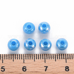 Opake Legierung Perlen&nbsp;MACR-S370-D6mm-9