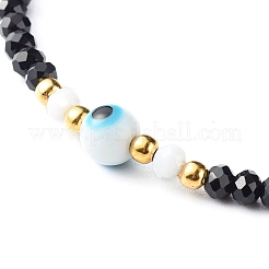 Set di bracciali regolabili con perline intrecciate in filo di nylon&nbsp;BJEW-JB06441